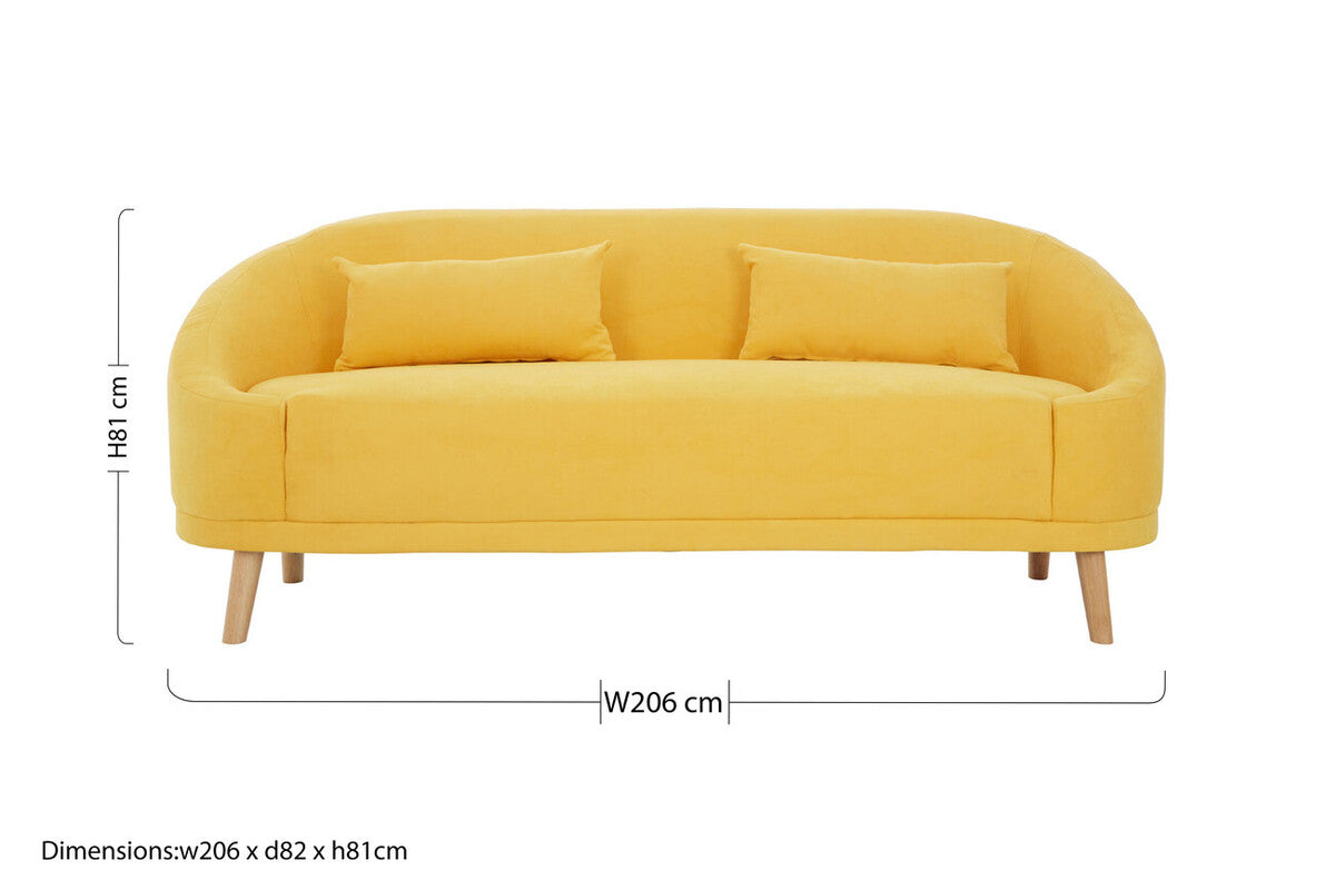 Yellow Linen Sofa, Holland