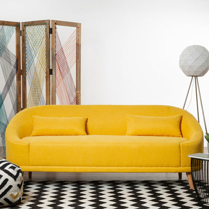 Yellow Linen Sofa, Holland