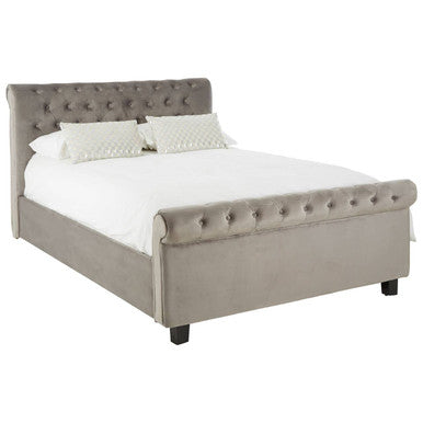 Orlando Grey Ottoman King Bed