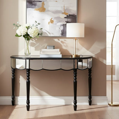 Tiffany Mirrored Console Table