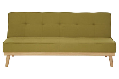 3 Seater Green Sofa Bed, Stockholm