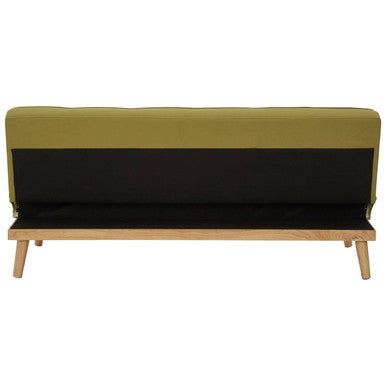 3 Seater Green Sofa Bed, Stockholm