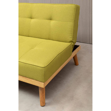 3 Seater Green Sofa Bed, Stockholm