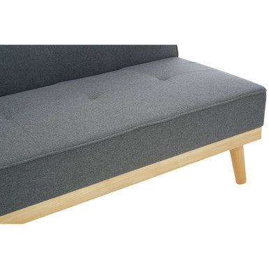 3 Seater Grey Sofa Bed, Stockholm