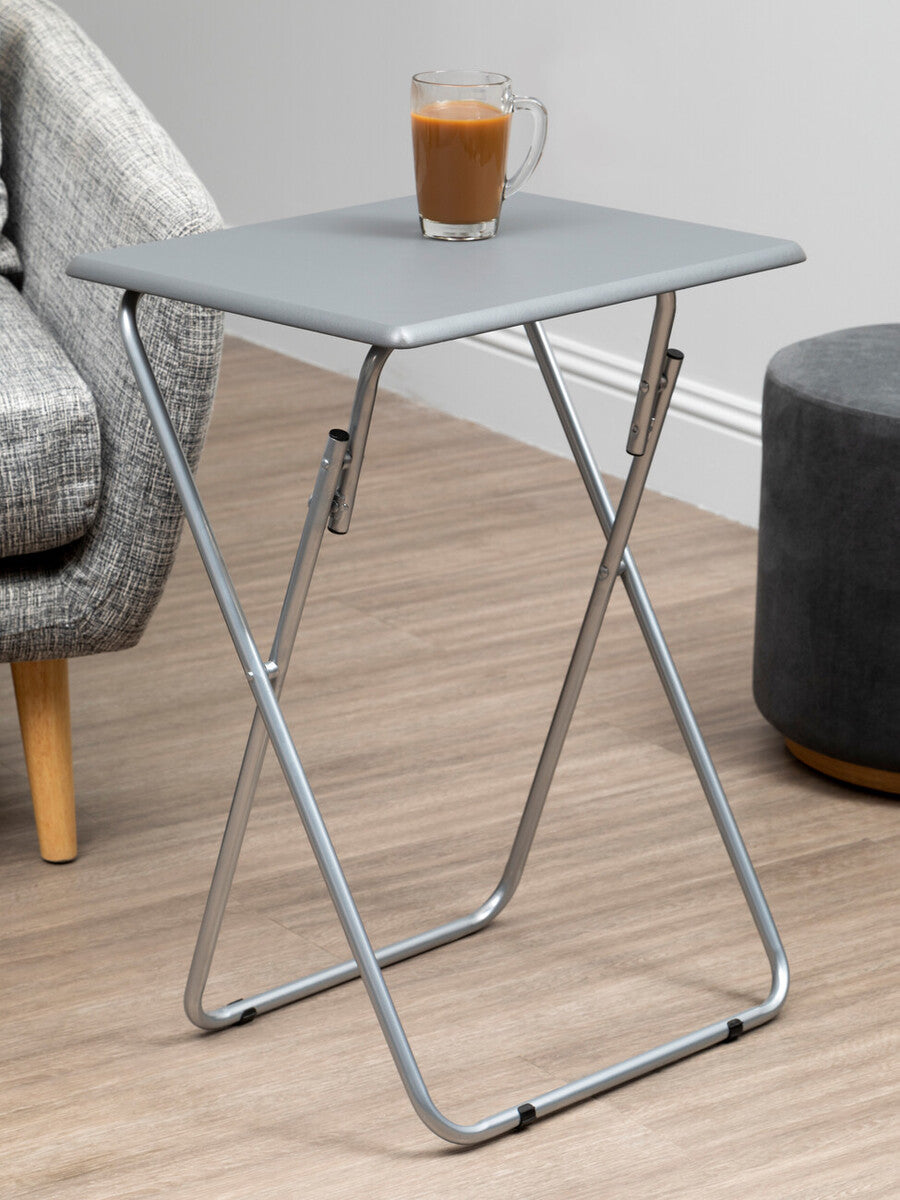 Bernie Folding Table With Grey Top