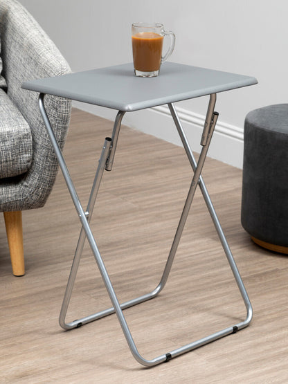 Bernie Folding Table With Grey Top