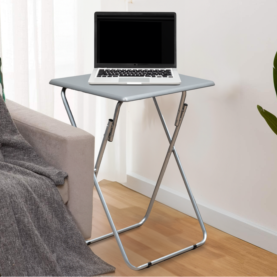Bernie Folding Table With Grey Top