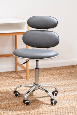Fran Grey Pu Home Office Chair
