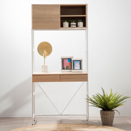 Bradbury Natural Oak Veneer Effect Desk