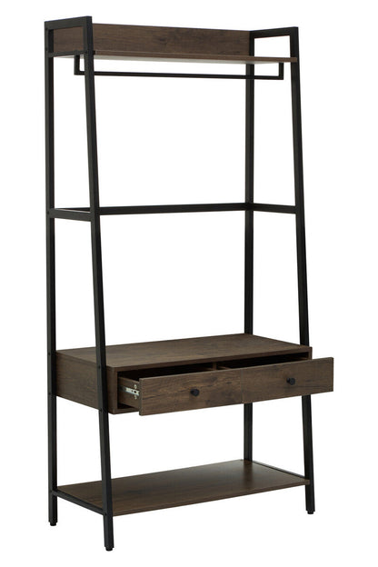 Bradbury Dark Oak Effect Open Wardrobe