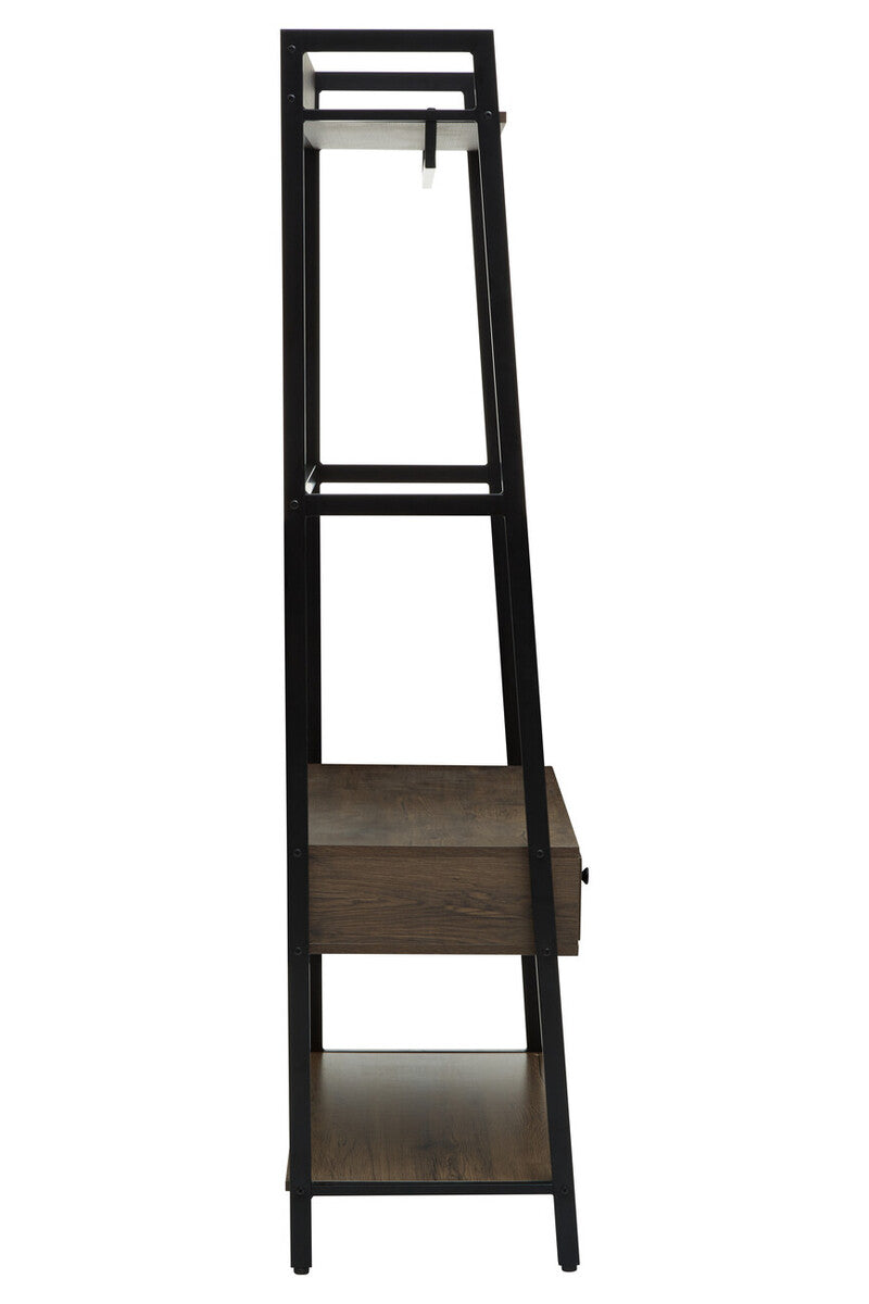 Bradbury Dark Oak Effect Open Wardrobe