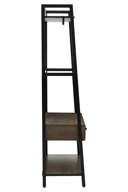 Bradbury Dark Oak Effect Open Wardrobe