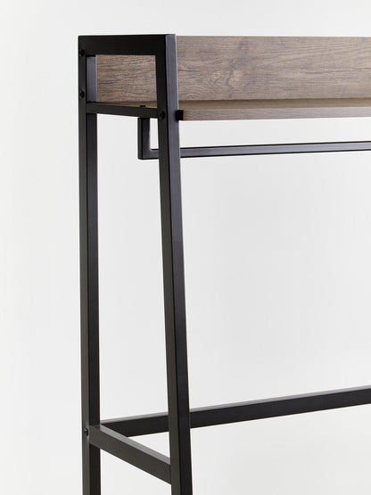 Bradbury Dark Oak Effect Open Wardrobe