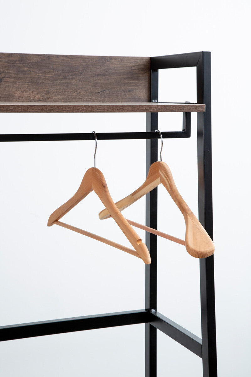 Bradbury Dark Oak Effect Open Wardrobe