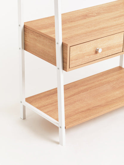 Bradbury Natural Oak Effect Open Wardrobe