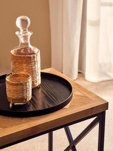 Kickford Parquet Fir Wood Coffee Table