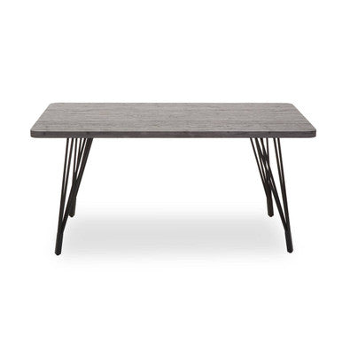 Anube Dark Grey Veneer Dining Table