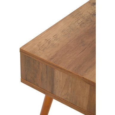 Frida Wood Veneer Bedside Table with 1 Drawer