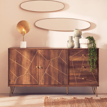 Flori Sideboard with 2 Doors and 3 Drawers
