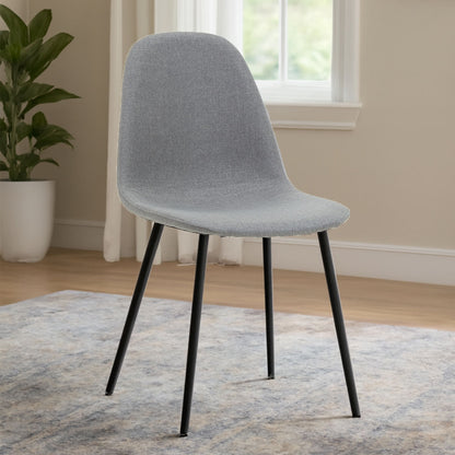 Salford Mink Fabric Dining Chair