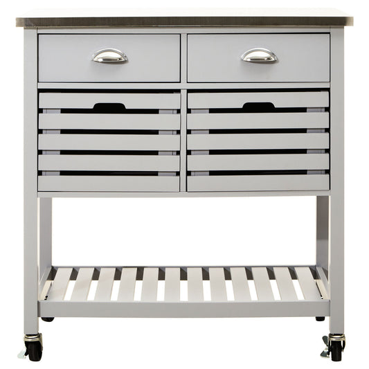 Frankfurt Grey Kitchen Trolley