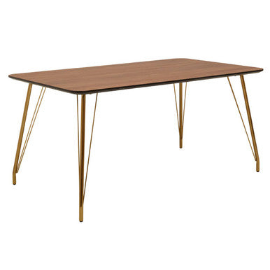 Veneto Dining Table With Natural Wood Effect Top