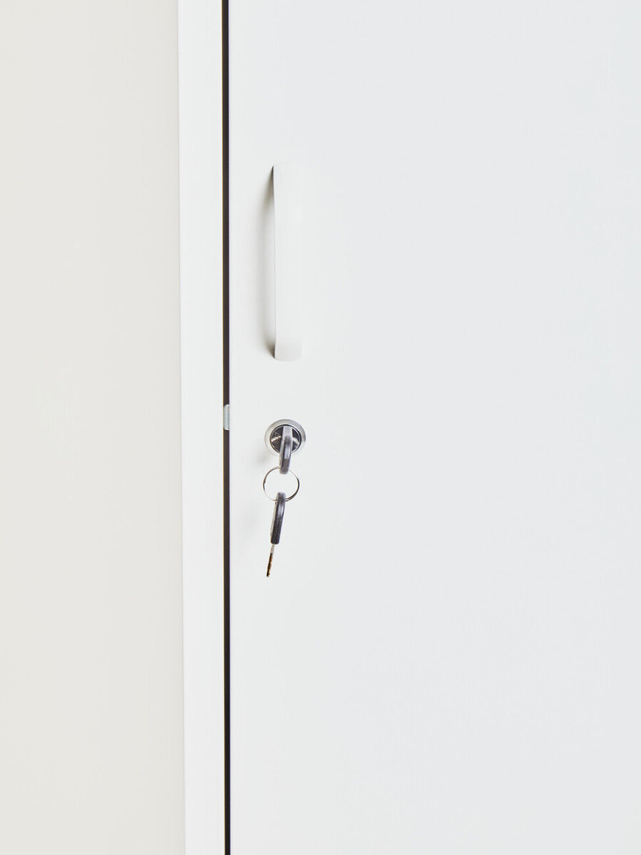 Academy White Tall One Door Locker