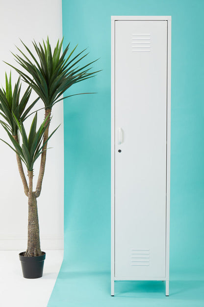 Academy White Tall One Door Locker