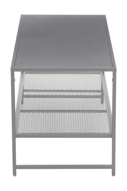 Acero Grey Metal Coffee Table