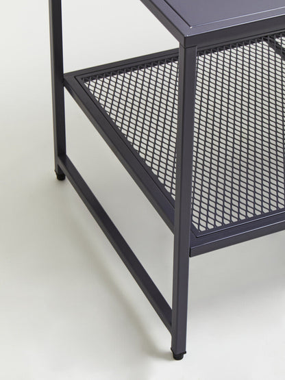 Acero Grey Metal Coffee Table