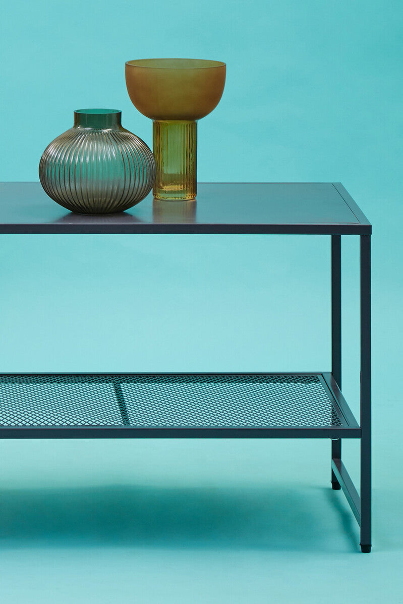 Acero Grey Metal Coffee Table