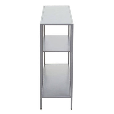 Acero Grey Metal Console Table