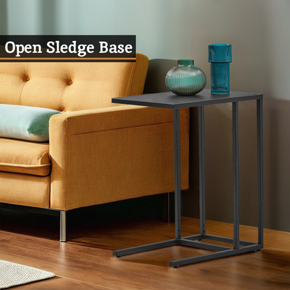 Acero Black Metal Side Table