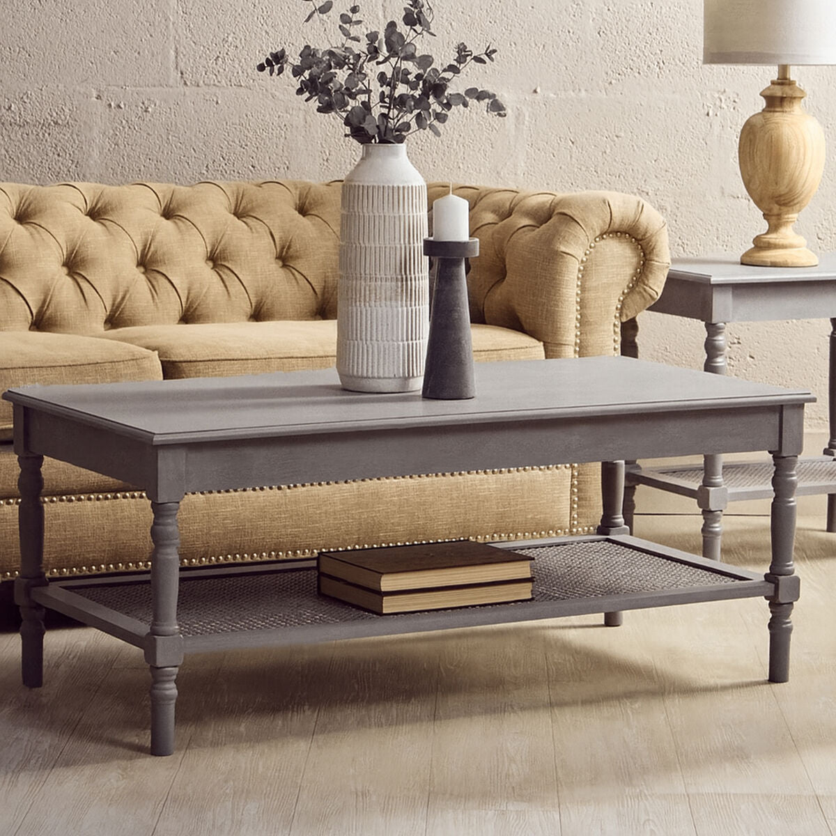 Heritage Slate Grey Coffee Table