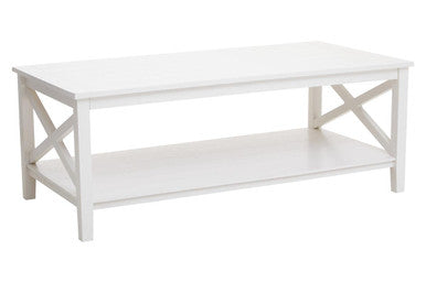 Heritage White Rectangular Coffee Table