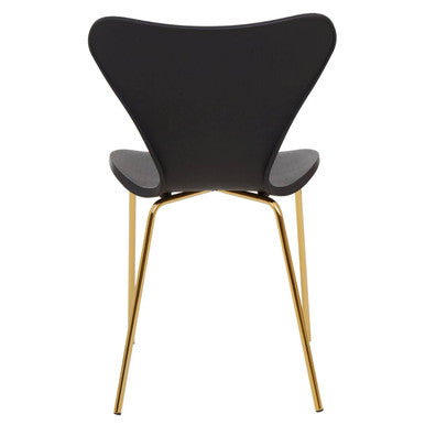 Laila Dining Chair With Black Seat
