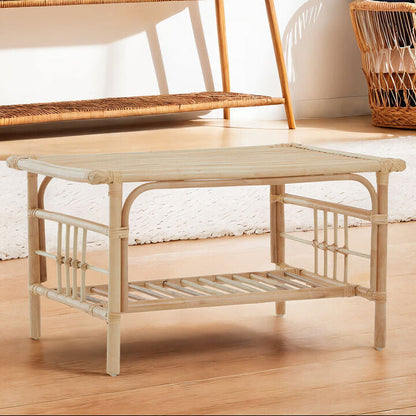 Mataram Natural Rattan Rectangular Coffee Table
