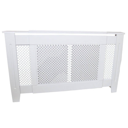 Adjustable Radiator Cover MDF White 1400mm - 1920mm