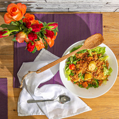 White Moon Glass Serving Bowl - 27cm - White