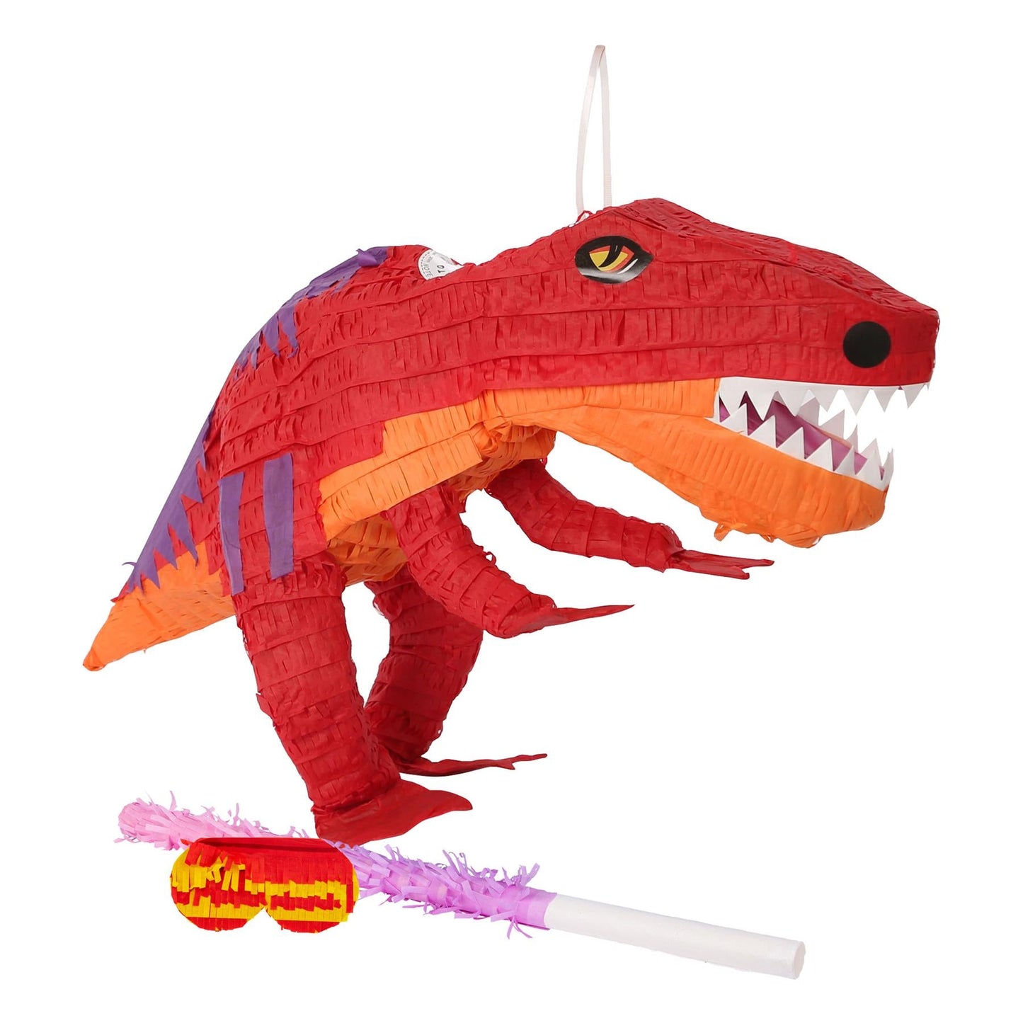 Large T-Rex Pinata Set with Stick & Blindfold