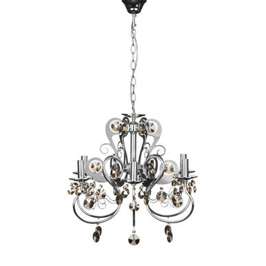 Dana 6 Arm Crystal Chandelier