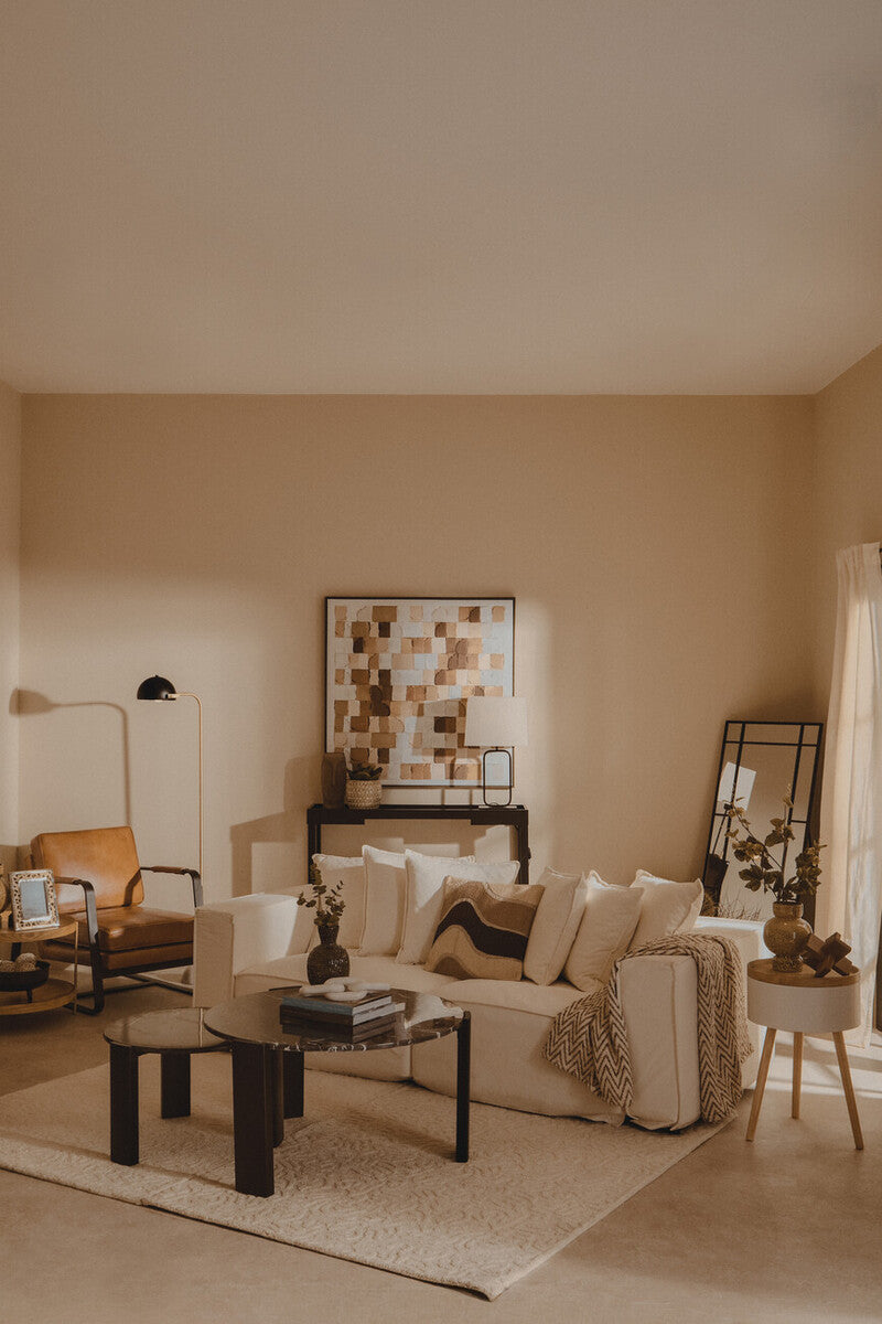 Lucas Natural and Black Table Lamp