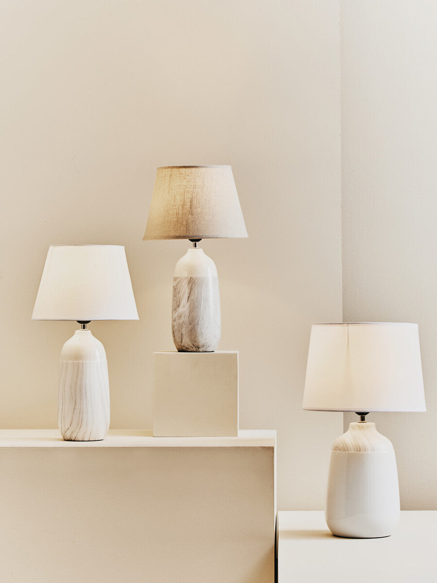 Wenita White Ceramic Table Lamp