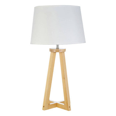 Brett Pine Wood Table Lamp