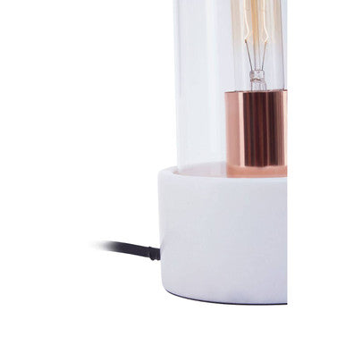 Lamonte Bell Lamp with White Marble Base