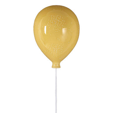 Ola Kids Yellow Balloon Ceramic Wall Night Light