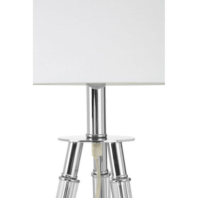Halia Chrome Finish Tripod Table Lamp