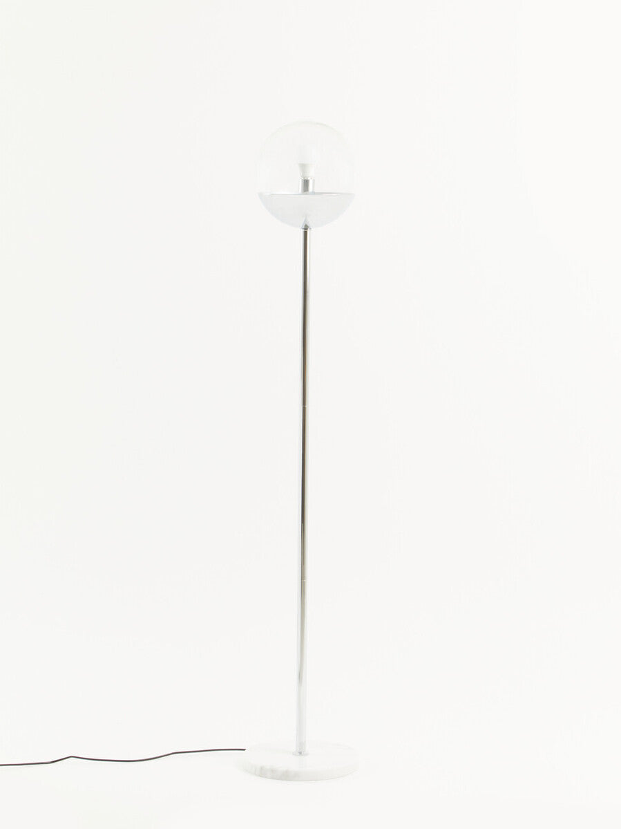 Revive Chrome Finish Metal Floor Lamp