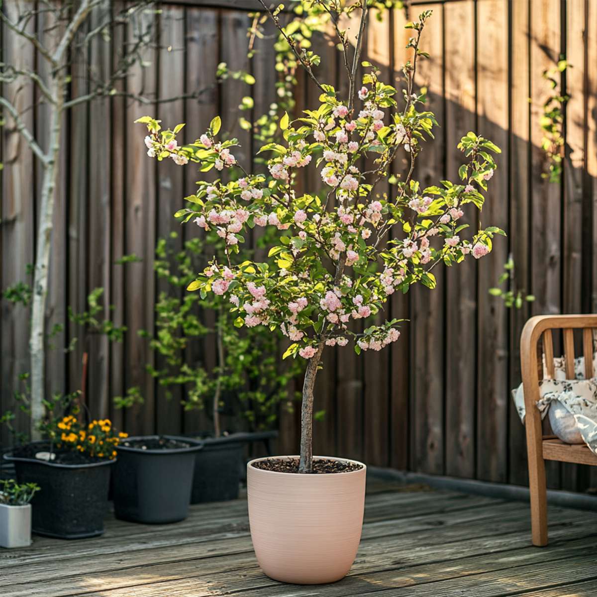 Peach Tree - Prunus persica 'Saturne' - Height 60-70cm - ⌀15cm