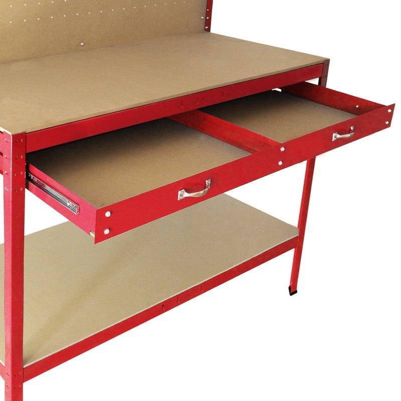 Raven Q Rax 3 11 X 1 11 Not Applicable Workbench With Pegboard Drawer Light Classic 1